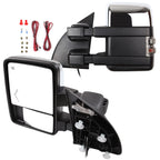 Chrome Power Heated Tow Mirrors for Ford F250-F550 (2003–2007)