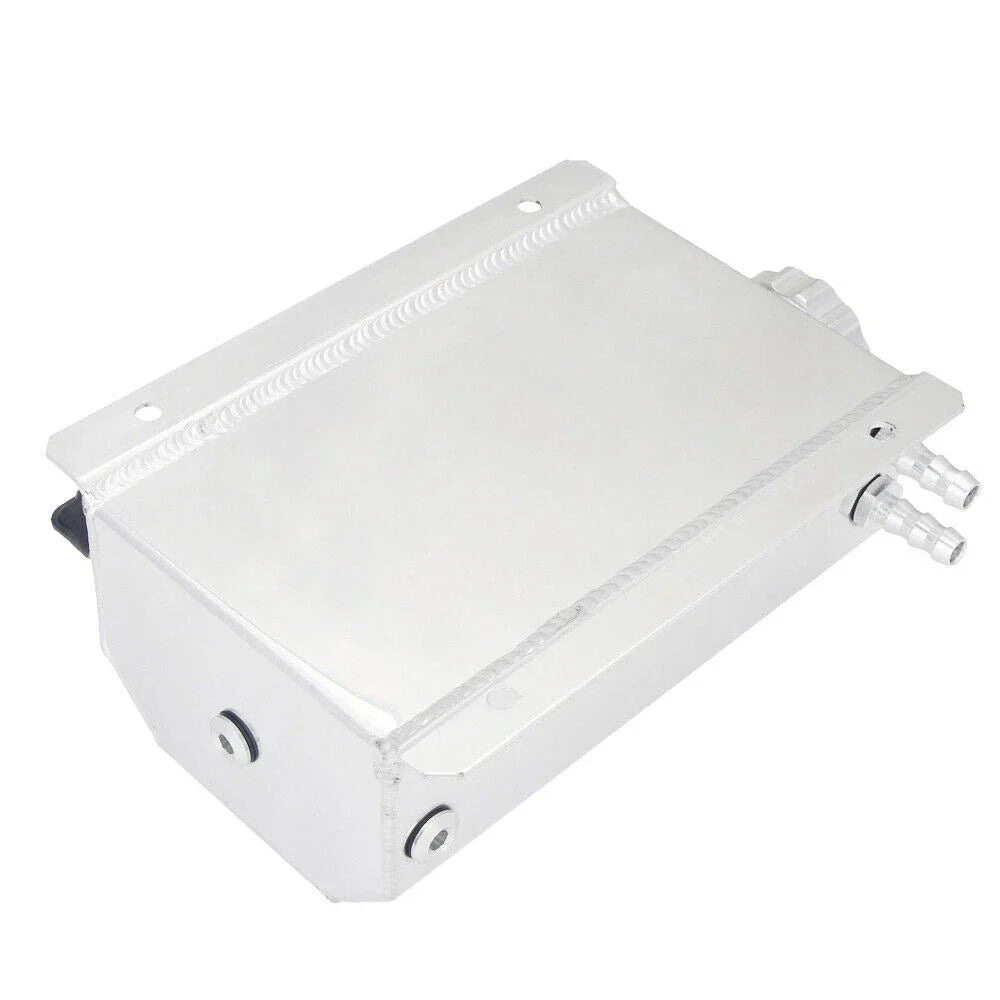 2L Aluminum Coolant Radiator Overflow Tank for Universal Vehicles