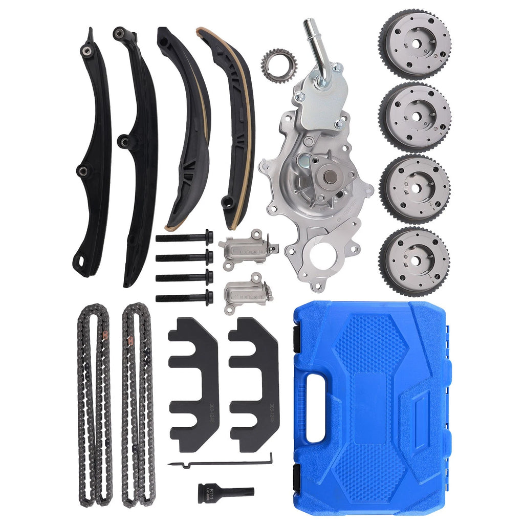Complete Timing Chain Kit Water Pump for Ford F-150, Expedition (2011–2019)