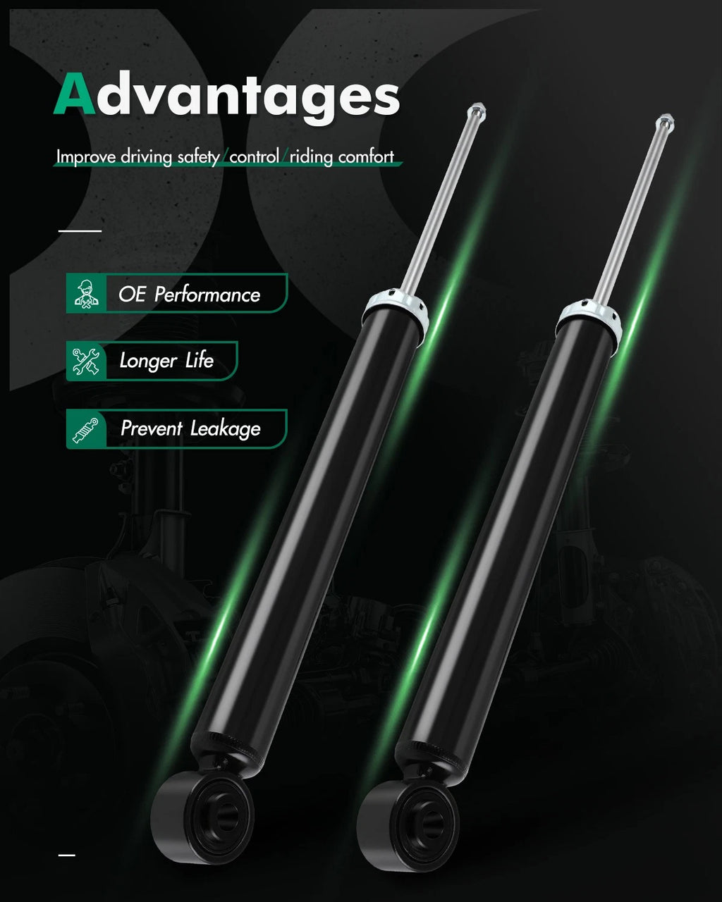 Rear Shock Struts Absorbers for Mazda CX-5 (2014–2018)