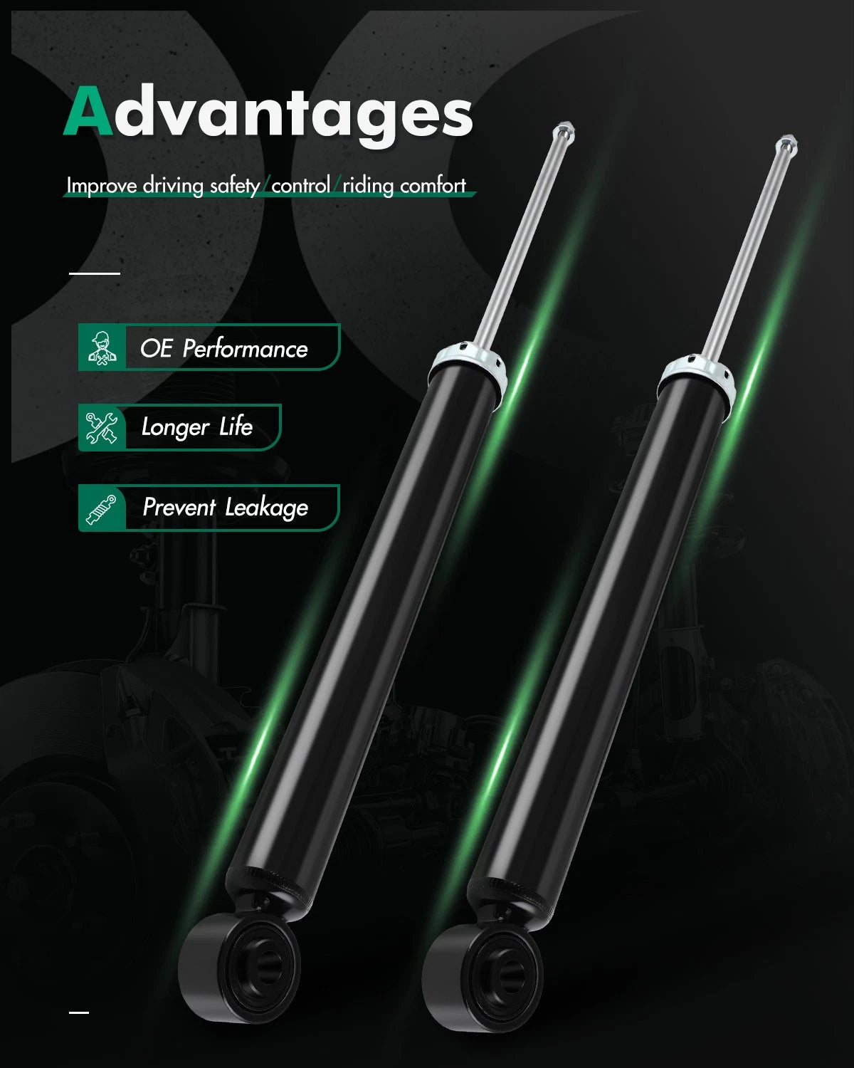 Rear Shock Struts Absorbers for Mazda CX-5 (2014–2018)