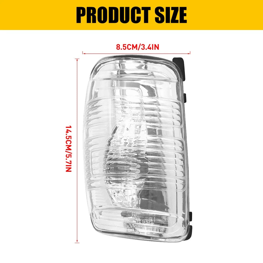 2X LED Side Mirror Turn Signal Light for Ford Transit 150 250 350 (2015–2023)