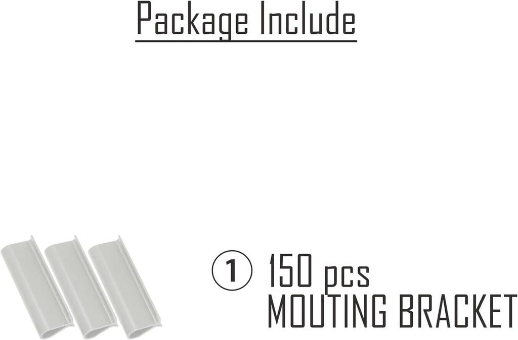 Mounting Bracket for Chain Link Fence Privacy Tape Weave