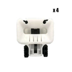 Set of 4 Rear Seat Clips for