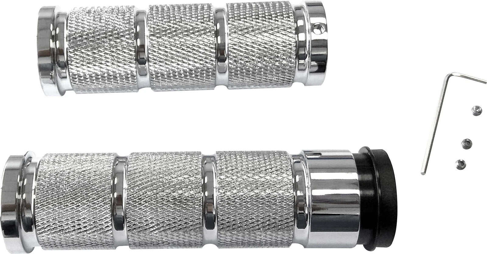 Grip Set Retro Chrome for Harley-Davidson V-Twin (2015–2017)