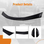 Black Trunk Wing Spoiler for Chevrolet Corvette C8 (2020-Present)