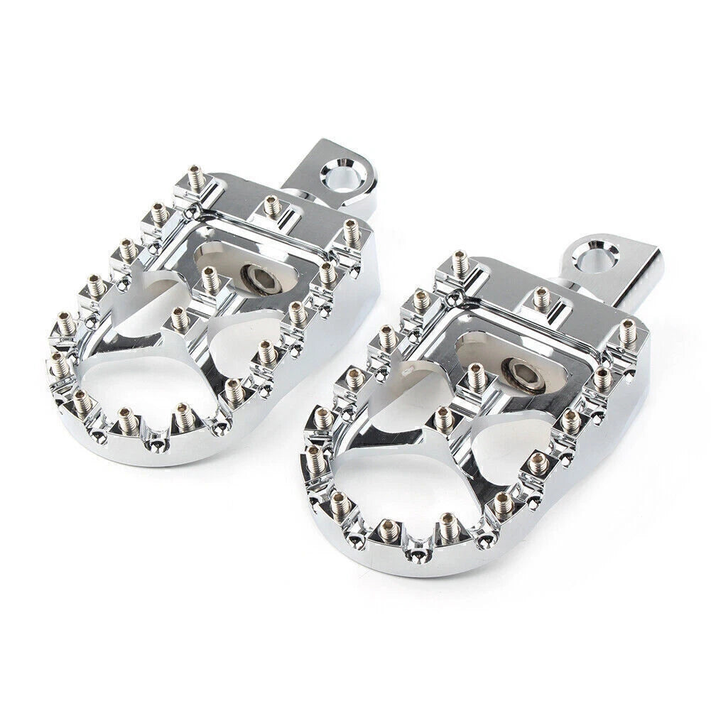 Wide Foot Peg MX Style Footrest for Harley Dyna Sportster (2004–2023)