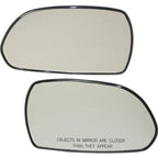 Set of 2 Heated Mirror Glass for Kia Spectra, Hyundai Elantra