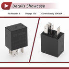 5-Pin Multi-Purpose Relay for Mercedes-Benz, Volvo (12V 20A/30A)