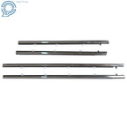 Set of 4 Window Weatherstrip Seals for Acura TSX (2009–2014) Chrome
