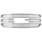 Premium FX 4pc Chrome ABS Grille Insert for 2015-2020 GMC Yukon SE/SLT