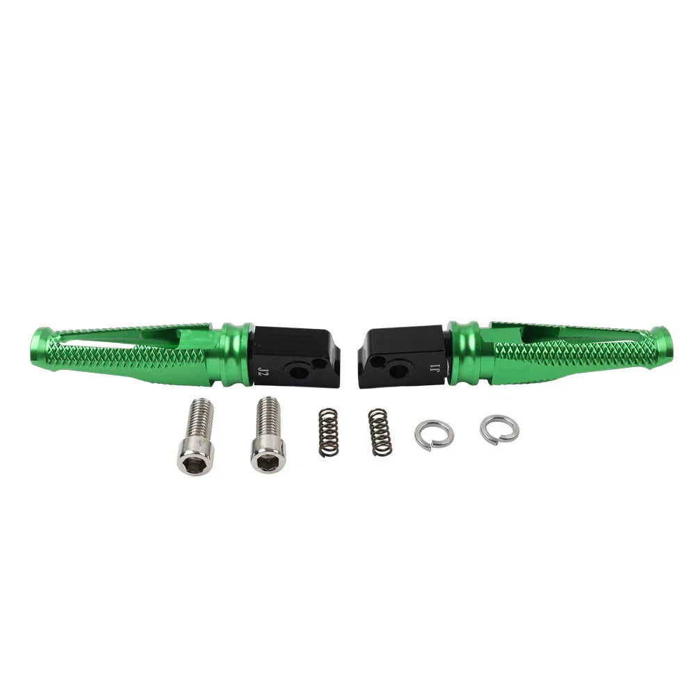 Green Rear Foot Pegs for Aprilia GPR125 GPR150 (2015-2023)