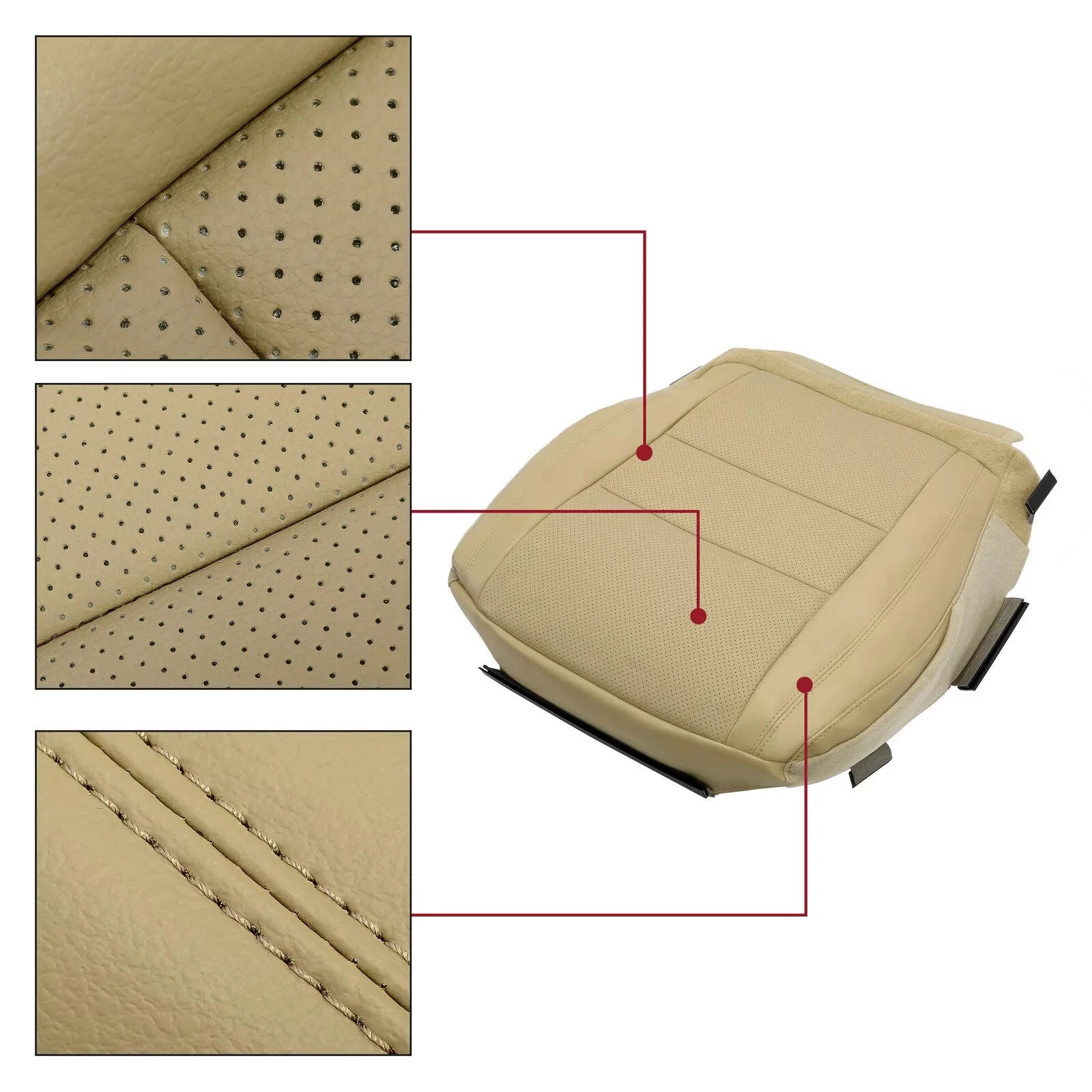 Driver Bottom Seat Cover for Jeep Grand Cherokee (2011–2016)