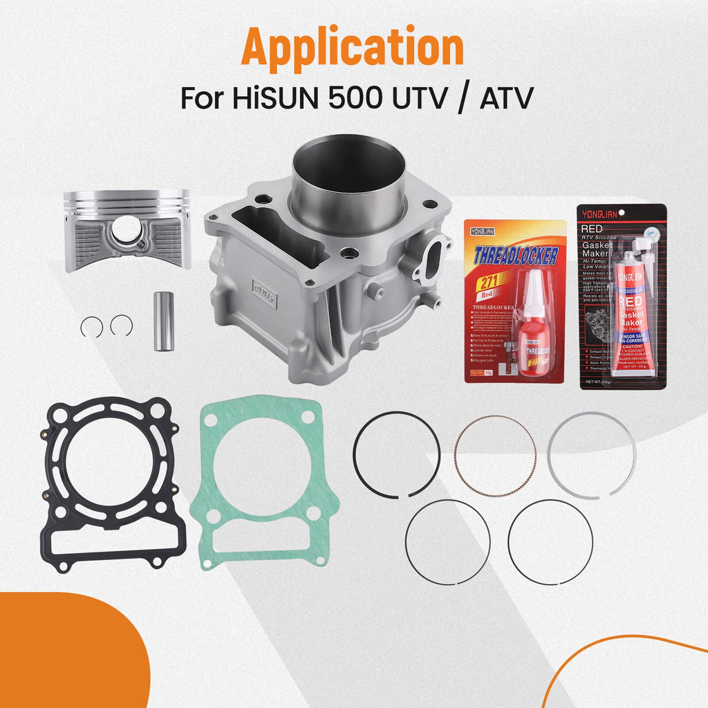 Cylinder Piston Top End Kit for HiSUN UTV/ATV 500 HS YS (2015–2017)