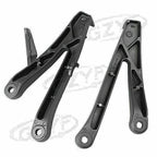 Rear Passenger Footrest Foot Pegs Brackets for Honda CBR 600RR (2007–2011)