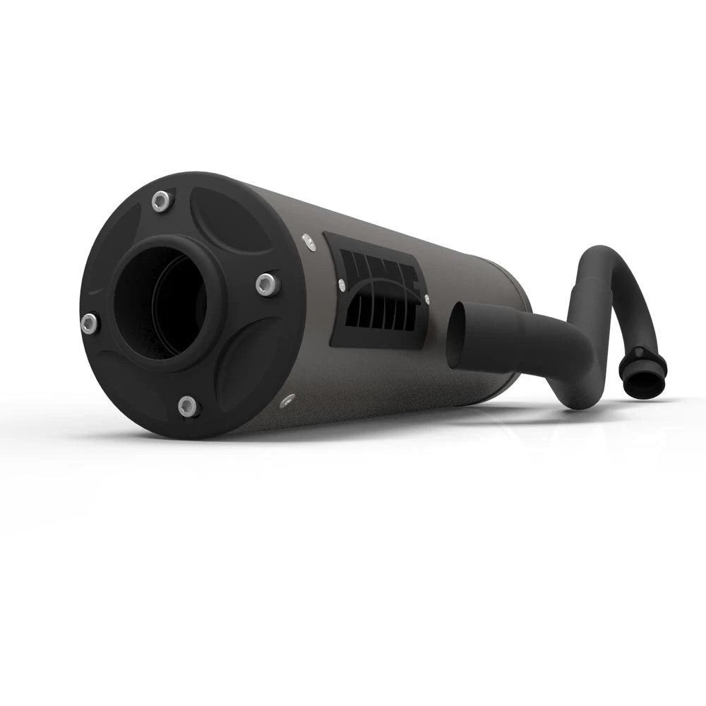 HMF Titan XL Blackout Exhaust Pipe for Honda Foreman Rubicon 500 (2001–2023)