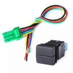 Dual Dashboard Control Square Switch Button for Toyota RAV4 (2019–2024)