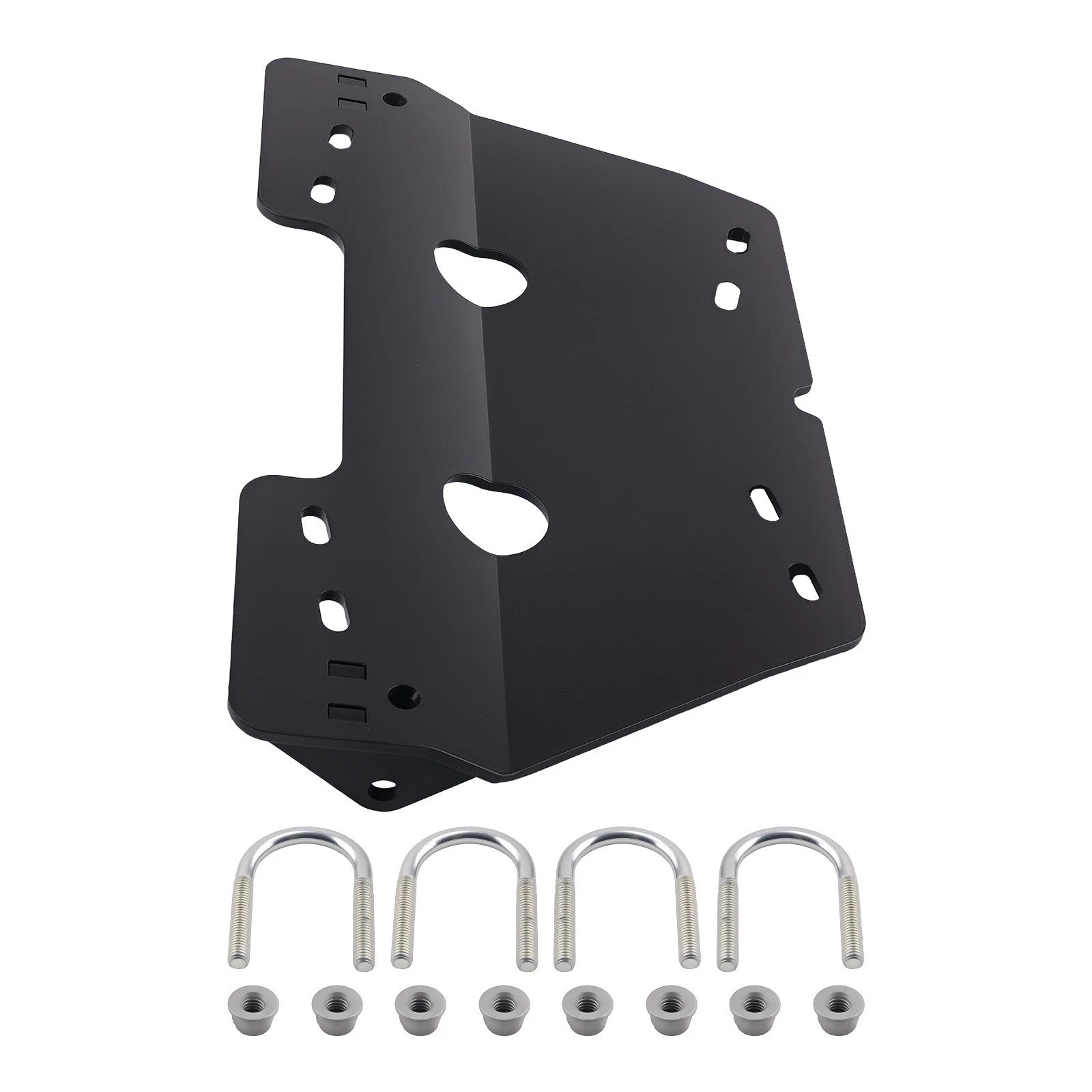 Black Steel Plow Bracket for Honda Rancher 420, Foreman 500, 520 (2015–2024)