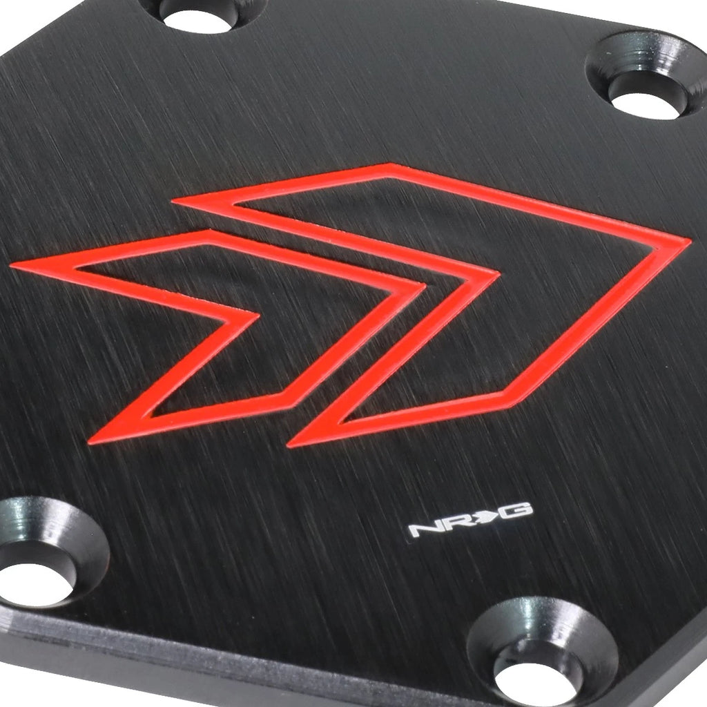 NRG Innovations STR-620RD Steering Wheel Horn Delete Plate for Universal