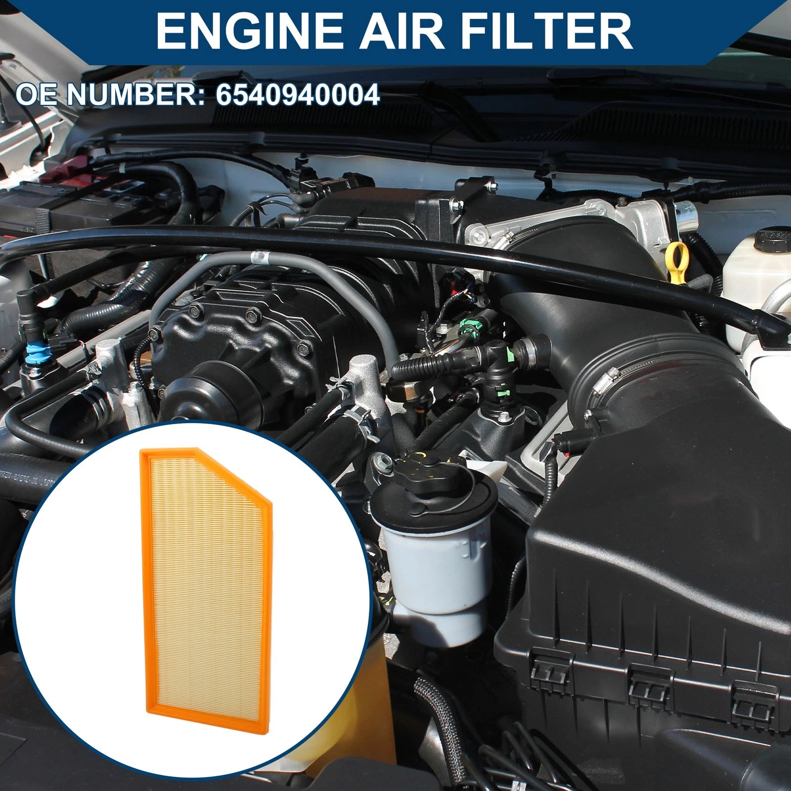 Engine Air Filter No. 6540940004 for Mercedes-Benz CLS450 (2019–2023)