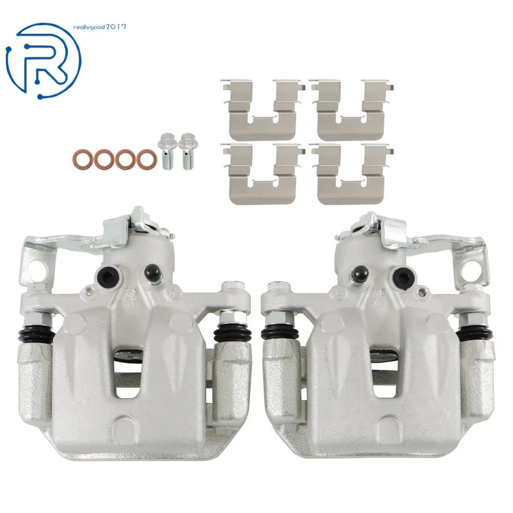2X Rear Brake Calipers with Bracket for Kia Soul (2014–2018)
