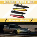 2X Front Rear LED Side Marker Light for Chevy (10440721, 718844746205)