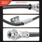 Front Right Brake Hydraulic Hose for Chevy Tahoe (1995–2000) GMC Yukon (1992–1999)