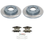 DuraGo Rear Rotor & Bosch QuietCast Ceramic Brake Pad Kit for Mazda 3 (2004–2005)