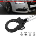 Anodized Alloy Black Tow Hook for Audi A4/S4 B8 (2008–2019)