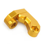Gold CNC Front Brake Clutch Cable Clamps for Honda CB650F (2014-2023)