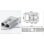 Terminal 350A 600V Silver Plated Contacts for Automotive Applications