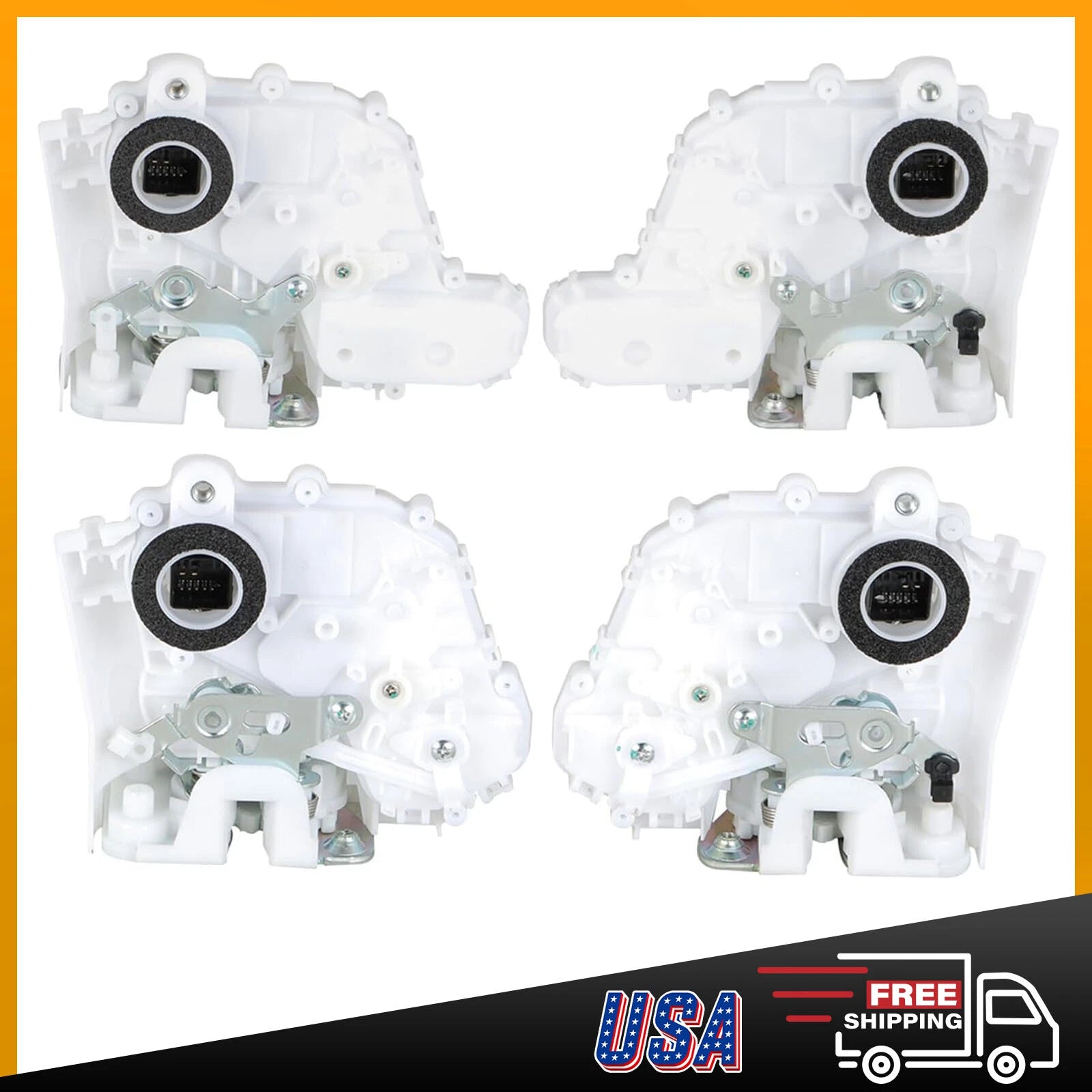 Set of 4 Power Door Lock Latch Actuators for Honda CR-V (2007–2011)