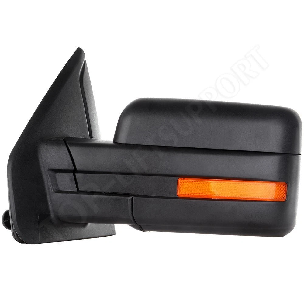 Set of 2 Tow Side Mirrors for Ford F150 (2007–2014) Power Heated Turn Signal
