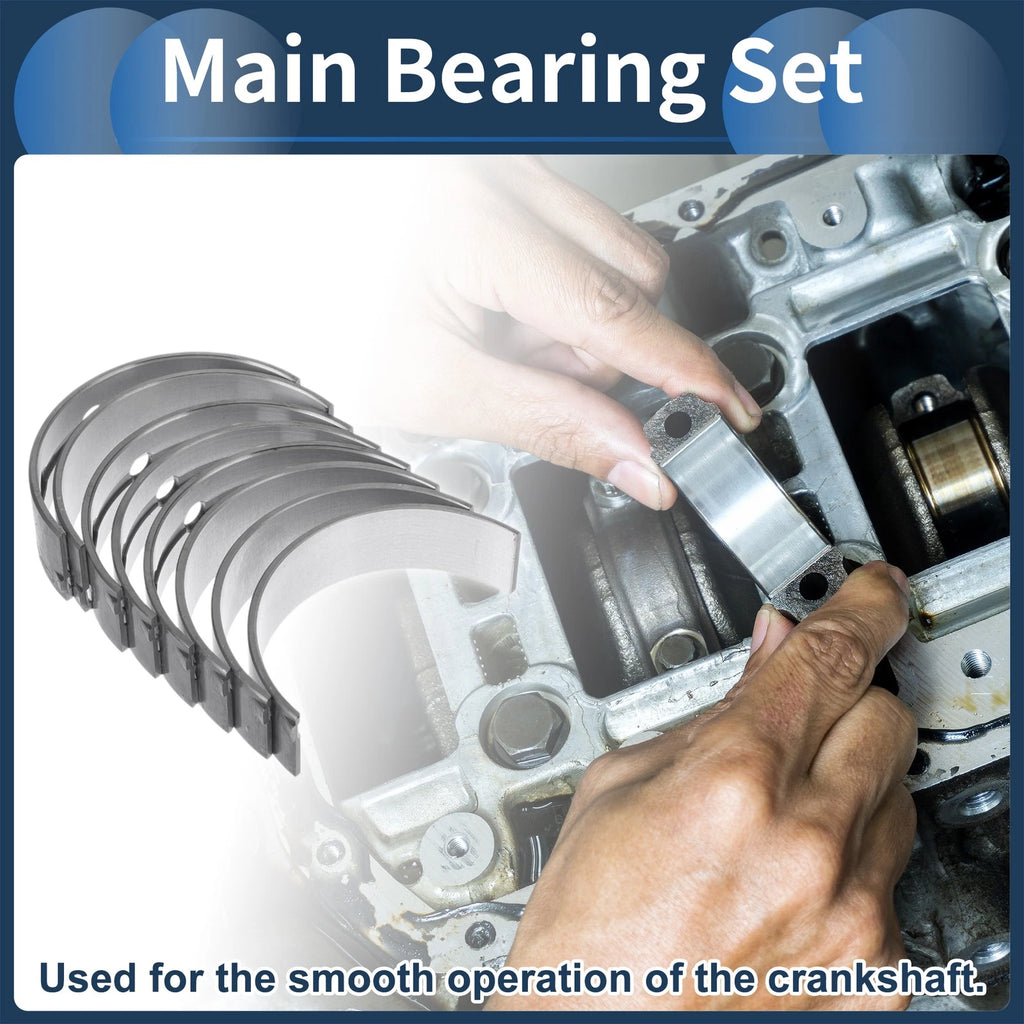 Main Bearing Set No. 1170162010 for Toyota Camry (1988–1991) 8 Pcs