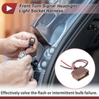 Front Turn Signal Light Socket Wiring for Ford (No.ZFC02280UA)
