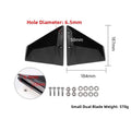 Outboard Hydrofoil Bow Rise Reducer for High-Speed Boating