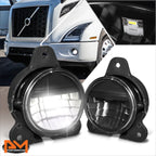 LED Black Housing Fog Lights for Volvo VNR 300 400 640 (2018–2020)