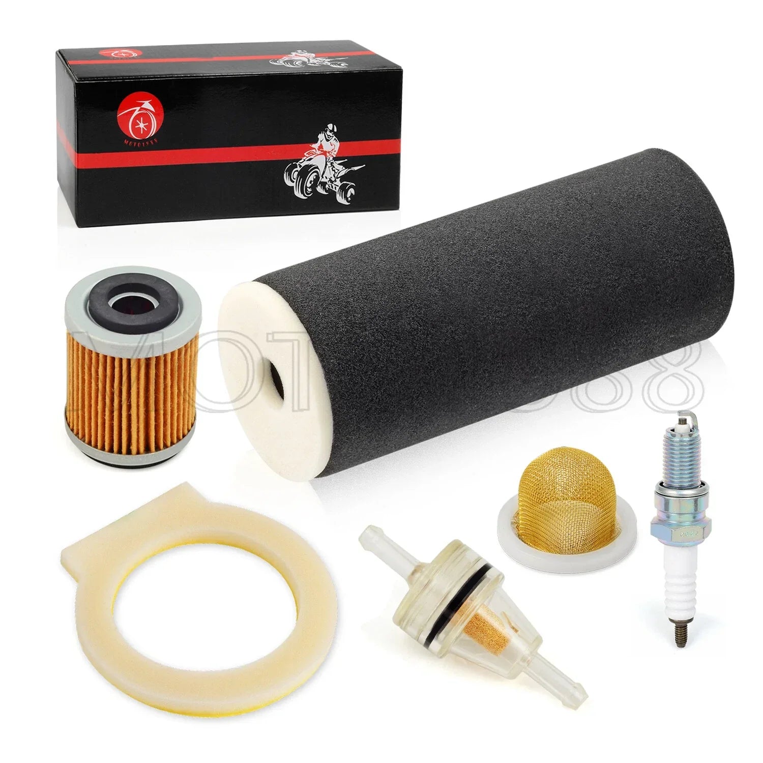 Air Filter Oil Filter Spark Plug Kit for Yamaha Raptor 350 (2004–2013)