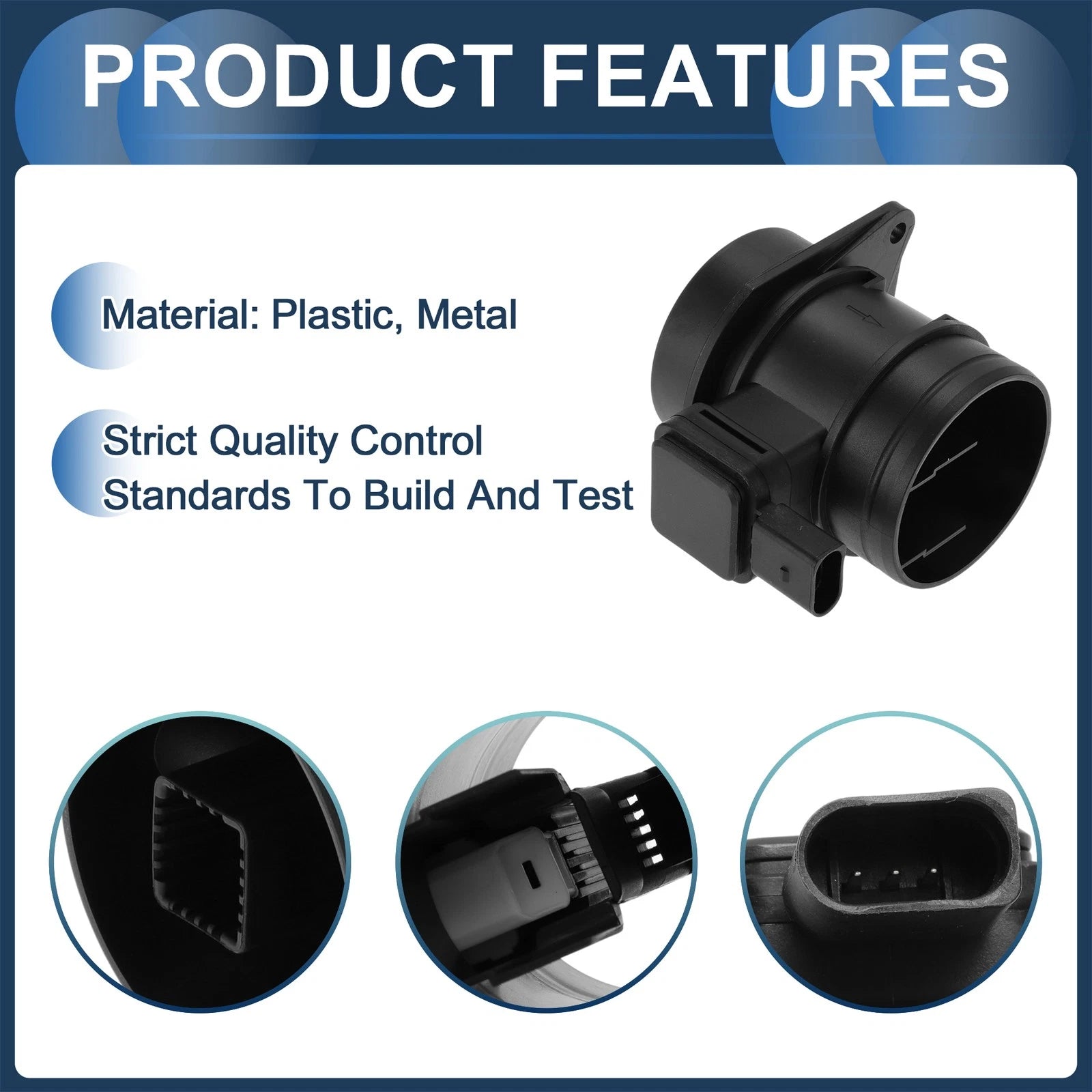 Mass Air Flow Sensor 03L906461 for Volkswagen Passat (2010–2015)