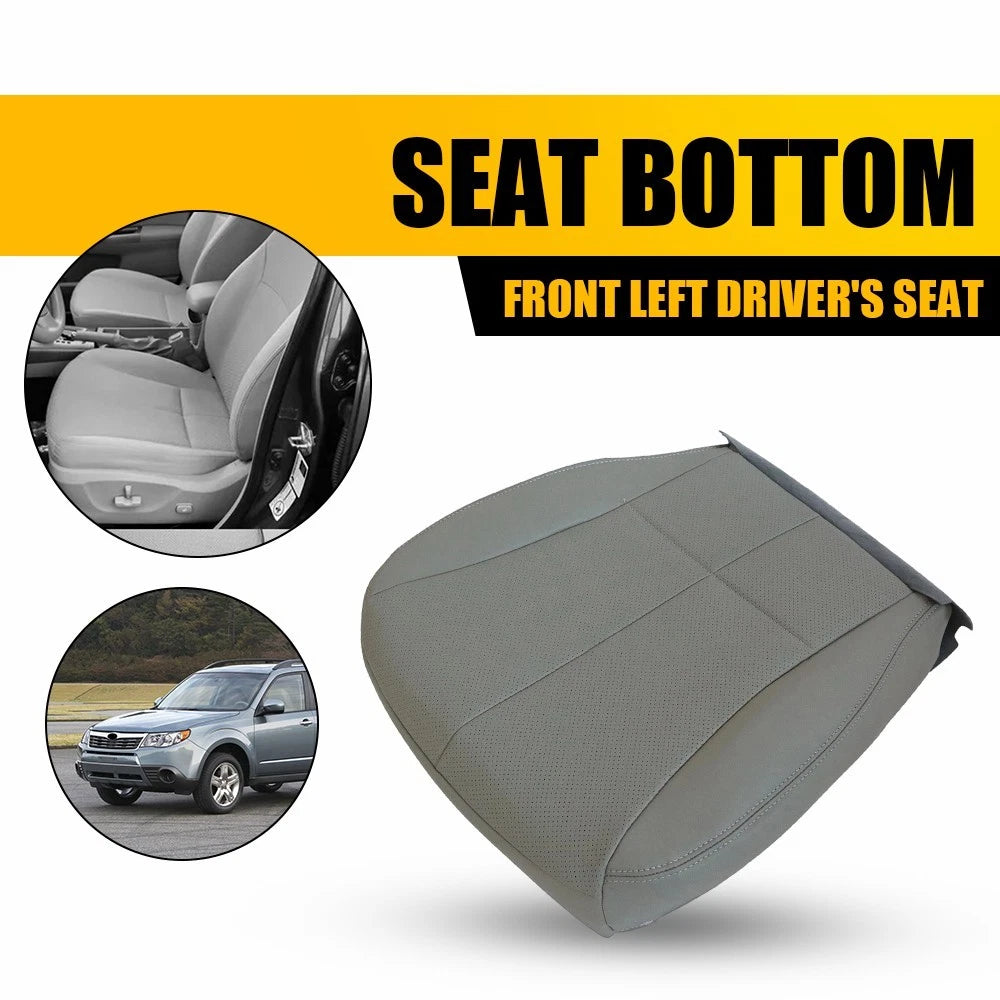 Perforated Leather Seat Cover for Subaru Forester (2009–2013) Gray
