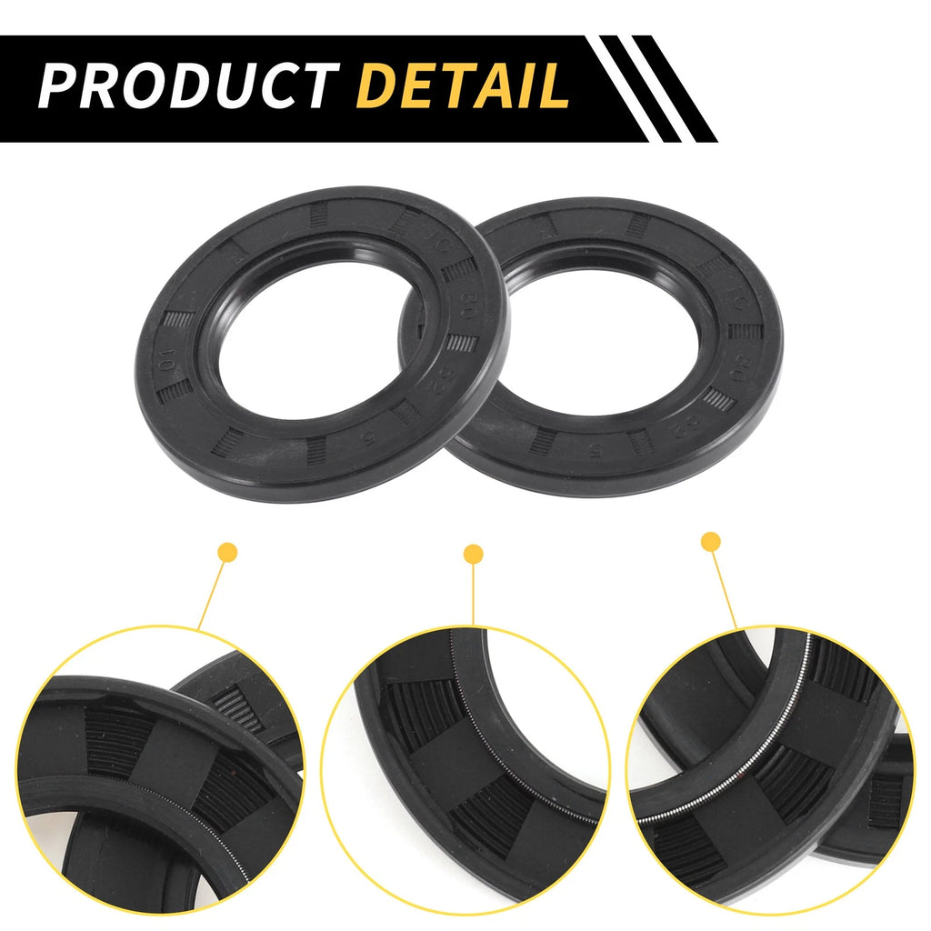 Set of 5 Oil Seal Rotary Shaft Seal NBR Rubber 30x52x5mm