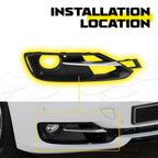 Set of 2 Front Fog Light Lamp Bezel Covers for BMW 3 Series F30 (2012–2019)