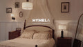 Dimmable Wall Sconce for HYMELA Vintage Bedside Lamp (Charge Port, Bronze)