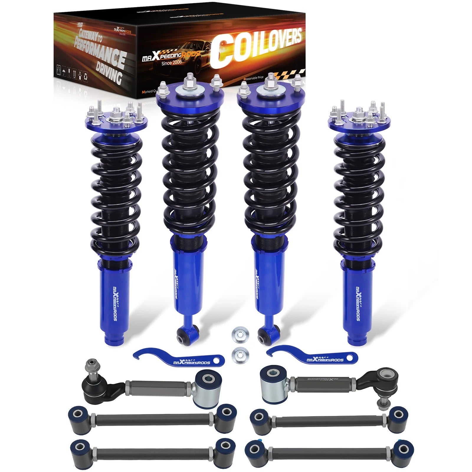 Coilovers & Rear Control Camber Arms for Honda Accord (2003–2007)
