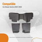 All-Weather Carpet Floor Mats Liner for Nissan Sentra (2020–2025) TPE Non-Slip