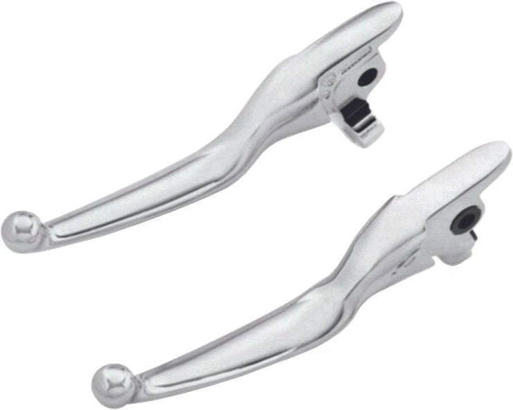 Chrome Brake & Clutch Lever Set for Harley Davidson FLHR FLHT (1994–2023)
