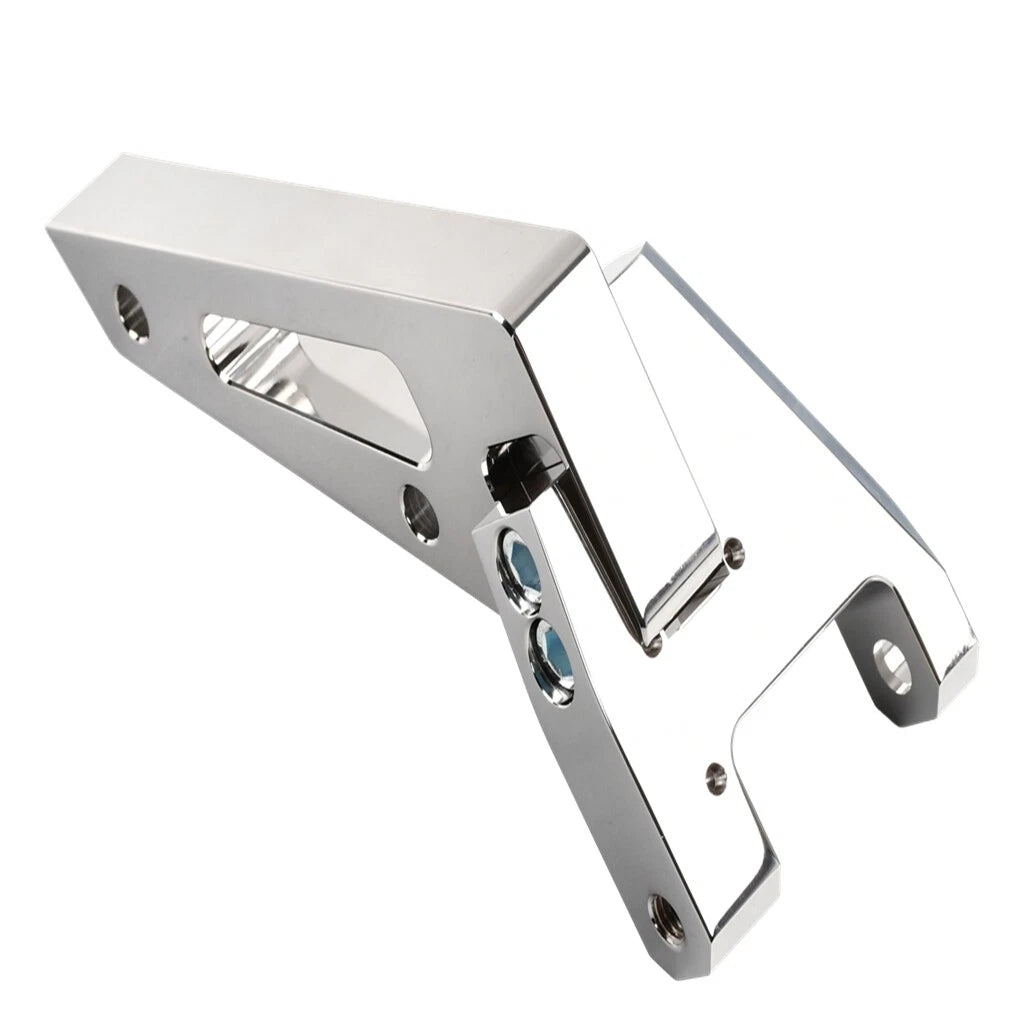 Chrome Aluminum Alternator Bracket Kit for SBC Small Block Chevy (1970–1985)