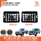 Black Center Air Vent Grille for Toyota Hilux Ute Tiger D4D LN147 (1997-2004)