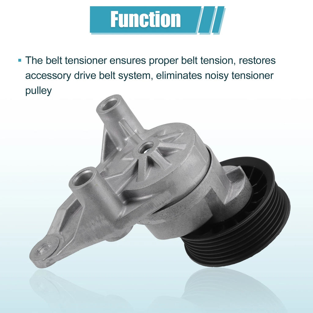 Set of 1 Drive Belt Tensioner Pulley Assembly for Chevrolet Express (2003–2023)