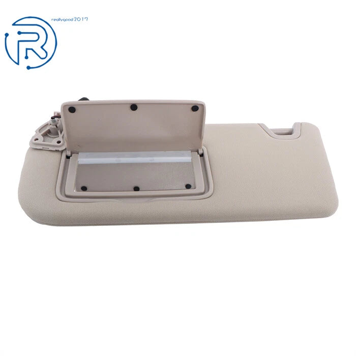 Left Driver Sun Visor for Nissan Altima (2019-2024) Beige with Light Mirror